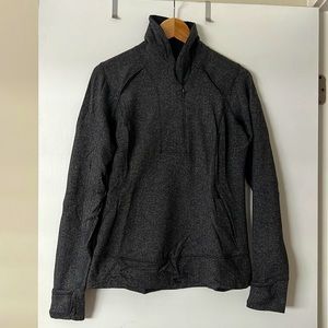 Lululemon grey half-zip pullover